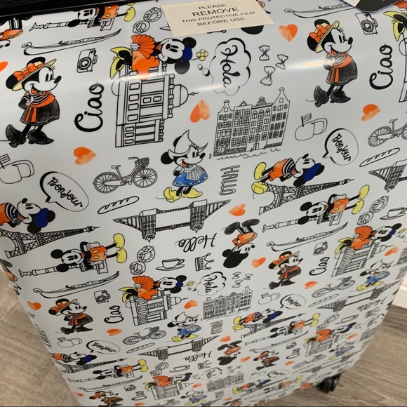 NWT Disney Minnie Mouse Collection Suitcase - 28” - Picture 2 of 7